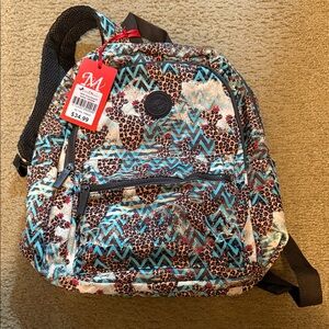Montana West ! Patterned Backpack with Leopard and Zigzag Design